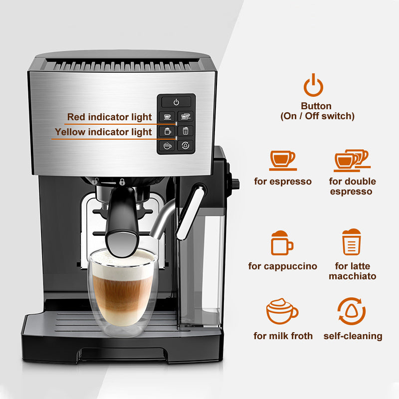 Automatic Coffee Machine Household Small Italian Milk Frother