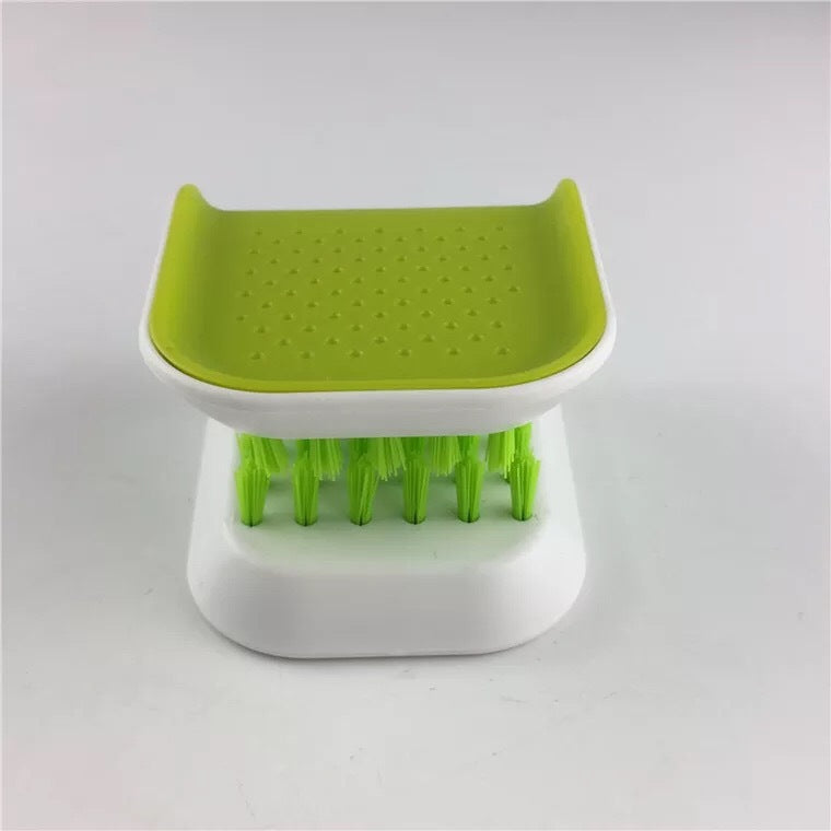 U-Shaped Knife And Cutlery Cleaner Brush Home Kitchen Cleaning Brushes Bristle Scrub Kitchen Washing