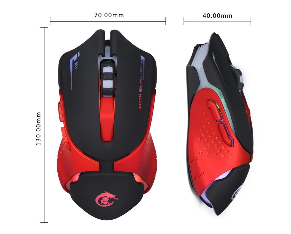 HXSJ A903 6-Key Optical Gaming Mouse 3200 DPI