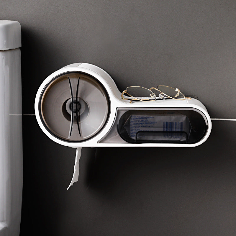 Household Toilet Paper Towel Holder Toilet is Free of Punching