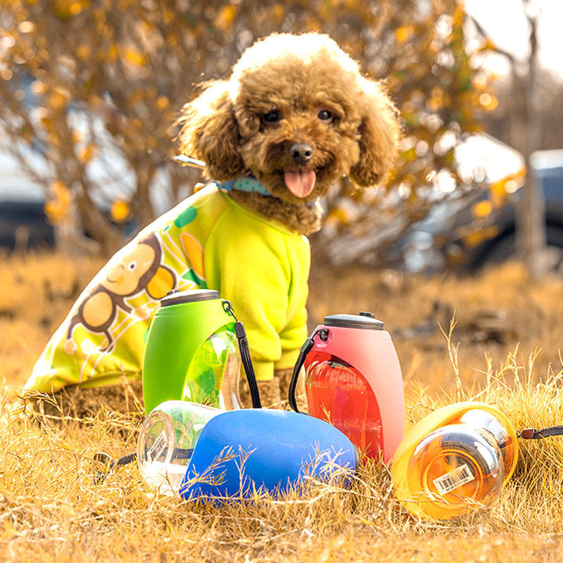 Pet Dog Water Bottle Drinking Portable Bowls For Small Large Dogs Feeding Water Dispenser Accompanying Cup Cat Bowl Pet Products