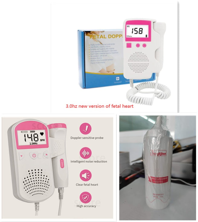 Fetal Heart Rate Monitor Home Pregnancy Baby Fetal Sound Heart Rate Detector